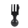 Pikkukuva 8 / 10: Pallonpään kiinnityssovitin 1/4" säädettävä ruuvi 3 3 3