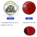 Miniatyrbilde 5 av 7: 2 stk Duck Badge Vurdert Bilemblem 3D Metall Bilemblem Bilemblem