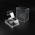 Miniatyrbillede 8 af 10: Ur Display Holder Transparent Armbåndsur Etui SORT Black