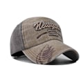 Pikkukuva 1 / 10: Brodeeratut baseball-lippikset Distressed Faded Casquette KHAKI khaki