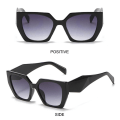 Miniatyrbillede 8 af 10: Cat Eye Solbriller Firkantede Solbriller SORT-SORT SORT-SORT Black-Black