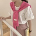 Miniatyrbild 7 av 10: Fake Collar Sjal Stickad Fake Collar SVART black