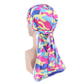 Miniatyrbild 1 av 10: Silk Camouflage Durag Hip Hop Cloak Hat MULTICOLOR multicolor
