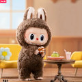 Miniatyrbillede 1 af 10: 1 stk. POP MART LABUBU The Monsters Spændende Macaron Plys Dukker Figur Legetøj Blind Boxes Chestnut cocoa