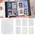 Miniatyrbillede 9 af 10: 10 STK Løsblade Album Fotokort Album Binder TRANSPARENT 1 transparent 1 grid-1 grid