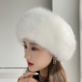 Miniatyrbillede 6 af 10: Fuskepelshat Russisk Hat SORT Black