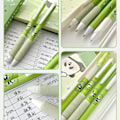Miniatyrbild 8 av 9: 4st/ set tecknade djur raderbar penna Panda magic pennor AA A