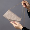 Pikkukuva 2 / 10: Sequin Clutch Bag Glitter Chain Iltalaukku CHAMPAGNE Champagne