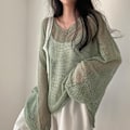 Pikkukuva 5 / 10: Hollow Out Puserot Neulepuserot HARMAA Grey