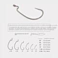 Miniatyrbild 2 av 7: Sharp Fishing Jig Krokar Stark Fiskkrok 3.5G2 2 3.5g2