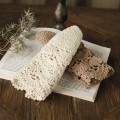 Miniatyrbillede 9 af 10: Håndlavet Blomsterhæklet Hat Håndhæklet Pullover Hat SORT black