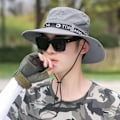Miniatyrbilde 9 av 10: Menn Bøttelue Wide Rim Hat SORT black