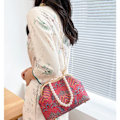 Miniatyrbilde 10 av 10: Bankettveske Qipao Bag RØD RØD Red