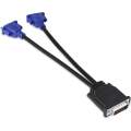 Miniatyrbilde 4 av 6: Videokabel DMS 59 til dobbel VGA-adapter
