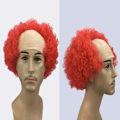 Miniatyrbilde 1 av 10: Bald Cap Parykk Kostyme Parykker RØD red