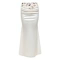 Miniatyrbilde 6 av 10: Dametopp med høy midje halvskjørt WHITE S2 2 White S2-2