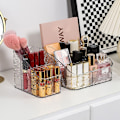 Miniatyrbillede 4 af 10: 1 Stk Kosmetik Opbevaringsboks Desktop Opbevaring Case Rack 4 GRIDS 4 4 Grids