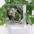 Miniatyrbillede 3 af 10: Ur Display Holder Transparent Armbåndsur Etui SORT Black