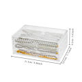 Miniatyrbillede 3 af 9: Halskæde Display Holder Halskæde Organizer Box 3 SKUFFE 18 3 Drawer 18 Girds