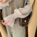 Miniatyrbillede 6 af 10: T-shirt toppe gennemsigtig bluse ABRICOS L Apricot L