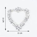 Pikkukuva 1 / 10: Helmillä koristeltu Patch Bag -tarvikkeet Patch HEART Heart