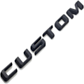 Miniatyrbillede 7 af 7: CUSTOM Bogstaver Emblemer Badge 3D Bil Bumper Badge Stickers Bil
