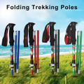 Miniatyrbillede 8 af 10: Foldbare vandrestave Foldelige trekkingstave RØD LANG LANG Red Long-Long