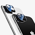 Miniatyrbild 8 av 10: CRYSTAL GUARD IPHONE 11 PRO KAMERALINSSKYDD HELSKYDD Svart
