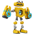 Miniatyrbillede 2 af 5: Gul Wubbox Actionfigur Model - My Monsters  Wubboox Dyr Figur Dukke Plys Legetøj - Fødselsdag Ideelle Gaver Model til Børn, Venner, Spil (256 Stykker)
