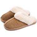 Miniatyrbillede 1 af 5: Hussko til kvinder og mænd, Fuzzy Fluffy Memory Foam Slip-on Hjemmesko Anti-Skridsikker Super Varme (Størrelse: 5-6)