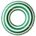 Miniatyrbilde 1 av 4: Oppblåsbar badering for barn, badering poolbøye, retrostripet PVC oppblåsbar bøye poolbøye Retro lollipop green Suitable for ages 2-4