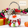 Miniatyrbillede 2 af 5: Shininglove Pose Candy Pose Julemand Elg Snemand Dukke Klud Tote Pose Julepynt Til Julegaver Gavepose-snemand