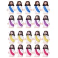 20 PCS Mini Jesus Figurine Easter Decorations Jesus Toys Jesus Figure Christ Religious Savior J