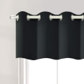 Miniatyrbilde 2 av 5: Blackout-gardiner for vindusbehandlinger 45,72 cm lengde Solid Insulated Grommet Top for soverom og bad 1 panel 132,88 x 45,72 cm 2 stykker