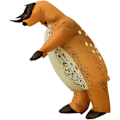 Miniatyrbillede 1 af 5: Oppusteligt julemandskostume til voksne - unisex - til cosplay-fest (ren)