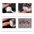 Pikkukuva 3 / 5: Läpinäkyvä kynsileimasin kaapimella 2kpl Jelly Silicone Stamp ranskalaisiin kynsiin Manikyyrisarjat Kynsitaide leimaustyökalusetti