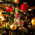 Miniatyrbilde 5 av 5: 2023 Juleakryl Hengepynt, Juletakksigelse Ferie Tretreanheng Grønn Julepynt til Hjemmeferiefest Gaver Fest O