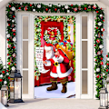 Miniatyrbild 1 av 5: Jul Snögubbe Dörrskydd God Jul Dörrdekorationer Vinter Snögubbe Bakgrund Banner för Entré Veranda Jul