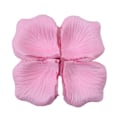 Miniatyrbilde 1 av 5: 1200 stk./12 poser Attraktive Kunstige Roseblader Bred Anvendelse Ikke-vevd Stoff Realistisk DIY Falske Blomsterblader For Bryllup Q Light Pink