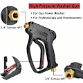 Miniatyrbillede 4 af 5: Højtryksrenser Pistolgreb med 5 Vanddyse Spidser Vandvask Rengøringsmiddel (M22 3.0 TIP Slangeforbindelse) 4350 PSI Power Wand