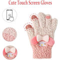 Miniatyrbilde 3 av 4: Søte Anime Vinter Touch Screen Hansker, Kawaii Varme Myke Elastiske Hansker for Kvinner Jenter