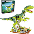 Miniatyrbillede 1 af 5: Creator Velociraptor Dinosaur Byggesæt, Dinosaur Park World Dominion Raptor Model Legetøj Bygning med Bevægelig Kæbe, 16,3”  (533 Dele)