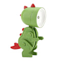 Miniatyrbillede 1 af 4: 3 stk. Kreativ Led Mini Øjenbeskyttelse Natlampe Tegneserie Dinosaur Sammenklappelig Lille Bordlampe, Kawaii Værelsesindretning Dyr Småbørn Natlampe Grøn