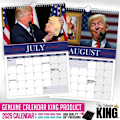 Miniatyrbillede 4 af 6: Vægkalender 2025 - Sjov - A3 Størrelse / Skør / Jul / Fødselsdag / Gaveidé / Gave