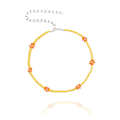 Miniatyrbilde 1 av 5: Fargerike Perler Blomst Choker Halskjede For Kvinner Jenter Boho Choker