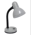 Miniatyrbillede 1 af 5: Simple Designs LD1003-BLK Basic Metal Fleksibel Slangehals Skrivebordslampe