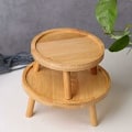 Pikkukuva 3 / 3: Kukkatila Round Shelf - Ulkokäyttöön, Puutarhaan, Olohuoneeseen, Monitoiminen Jakkara, Korkea Jakkara