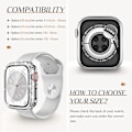 Pikkukuva 2 / 4: Goton 2 in 1 vedenpitävä bling-kotelo Apple Watch 40mm:lle, näytönsuoja SE (2. sukupolvi) Series 6 5 4, täysi glitter-timantti-reunukset