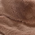 Miniatyrbilde 3 av 5: Vinterfalsk pels bøttehatt Fluffy varm hatt for kvinner menn