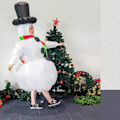 Miniatyrbild 4 av 5: Uppblåsbar jultomtedräkt, unisex vuxenmaskeradkostym, cosplayfestlig kläder med halsduk för vuxna (med fläkt)